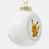 Pokémon und seine Treue Freunde T-Shirt Keramik Kugel-Ornament (Links)