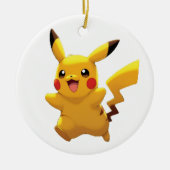 Pokémon und seine Treue Freunde T-Shirt Keramik Ornament (Vorne)