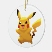 Pokémon und seine Treue Freunde T-Shirt Keramik Ornament (Links)