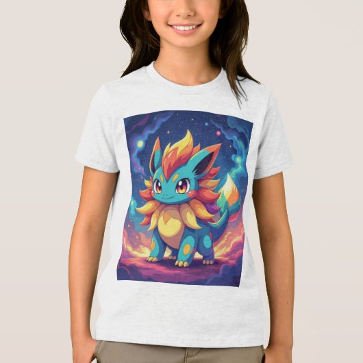 Pokémon und seine Treue Freunde Tri-Blend Shirt (Vorderseite)