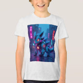 Pokémon und seine Treue Freunde Tri-Blend Shirt (Vorderseite)