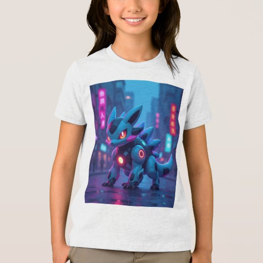 Pokémon und seine Treue Freunde Tri-Blend Shirt (Vorderseite)