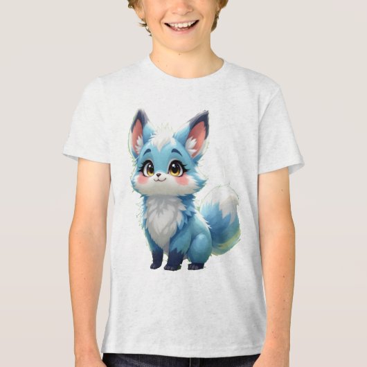 Pokémon und seine Treue Freunde Tri-Blend Shirt (Vorderseite)