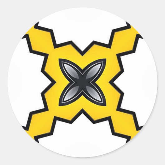 Pokemon X Runder Aufkleber (Vorderseite)