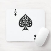 Poker-Ace-Karte Mousepad (Mit Mouse)