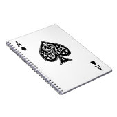 Poker-Ace-Karte Notizblock (Rechte Seite)