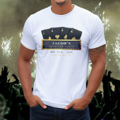 Poker Aces Gold & Black Junggeselinnen-Abschied T-Shirt