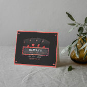 Poker Aces Red & Black 21. Geburtstag Party Dankeskarte