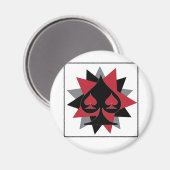 ** POKER ADDICT ** MAGNET (Vorderseite/Rückseite)