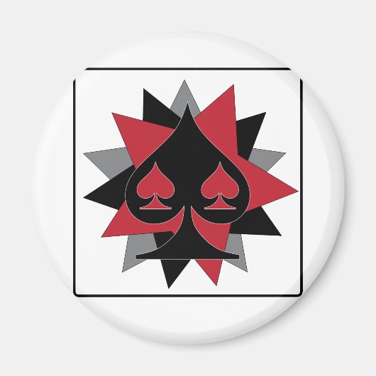 ** POKER ADDICT ** MAGNET (Vorne)