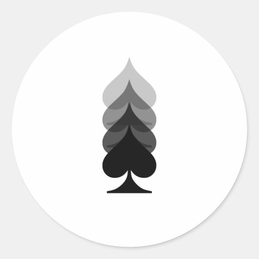 Poker Addict Runder Aufkleber (Vorderseite)