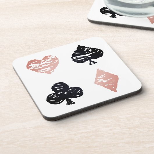 Poker Anzug Untersetzer (Linke Seite)