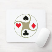 Poker-Anzüge Mousepad (Mit Mouse)