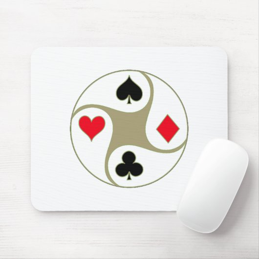 Poker-Anzüge Mousepad (Mit Mouse)