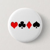 Poker-Anzugs-Knopf Button (Vorderseite)