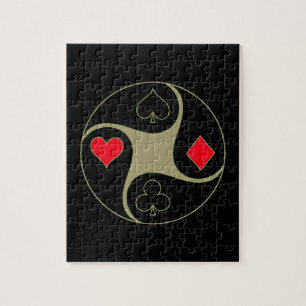 Poker-Anzugs-Puzzle Puzzle