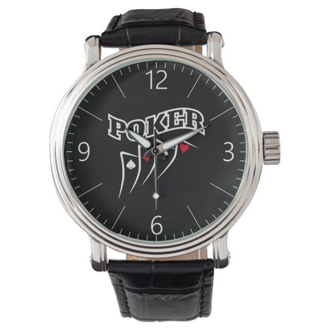 Poker Armbanduhr (Vorderseite)