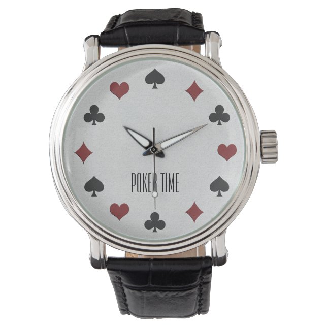 Poker Armbanduhr (Vorderseite)