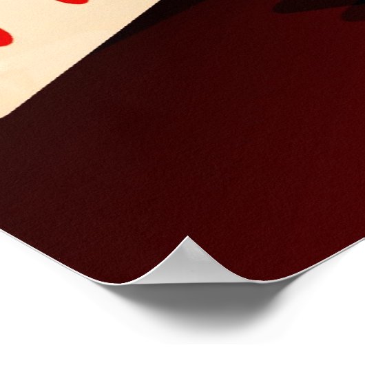 Poker Art Poster (Ecke)