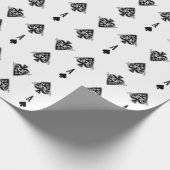 Poker Ass Geschenkpapier (Ecke)