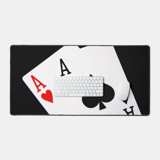 Poker Ass Schreibtischunterlage (Tastatur & Maus)