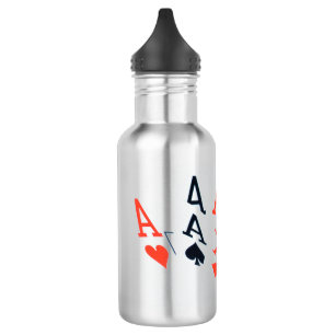 Poker, Asse, Trinkflasche