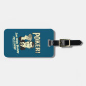 Poker: Beats Working for a Living Gepäckanhänger (Vorderseite horizontal)