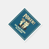 Poker: Beats Working for a Living Serviette (Ecke)