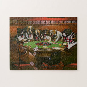 Poker Beileid Hunde Poker Kolodge 1903 Puzzle
