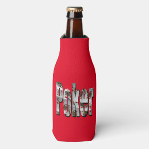 Poker Bild Logo Mit Damen, Flaschenkühler