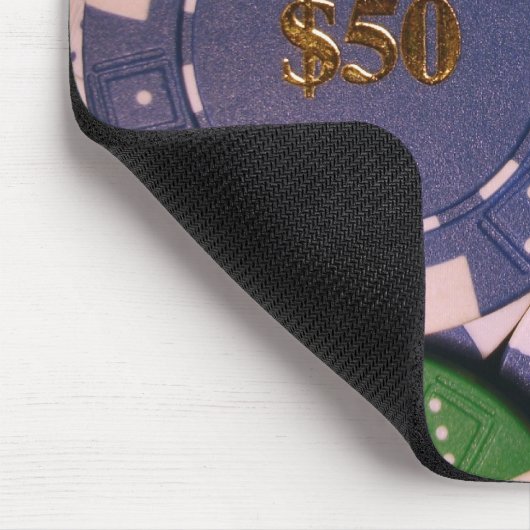 Poker bricht Mousepad ab (Ecke)