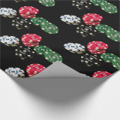 Poker bricht Muster-Verpackungs-Papier ab Geschenkpapier (Ecke)