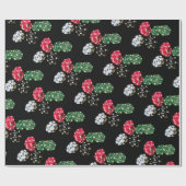 Poker bricht Muster-Verpackungs-Papier ab Geschenkpapier (Flach)