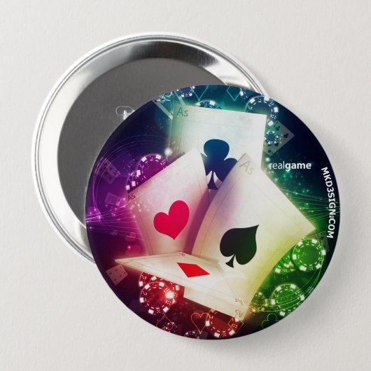 Poker Button (Vorne & Hinten)