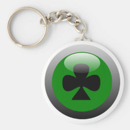 Poker Button - Club Schlüsselanhänger