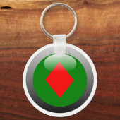 Poker Button - Diamond Schlüsselanhänger (Vorderseite)