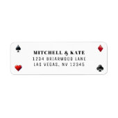 Poker Card Anzug Hochzeit (Vorne)