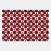 Poker Card Anzug Party Geschenkpapier Set (Vorderseite)