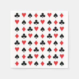 Poker-Card-Anzug Serviette