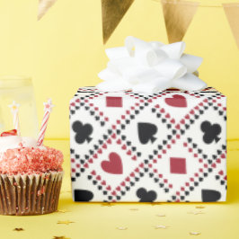 Poker Card Theme Wrapping Paper Geschenkpapier