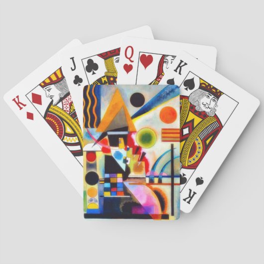POKER CARDS - Abstract Art by Kandinsky #1 Spielkarten (Rückseite)