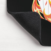 Poker Cards Ace Flame Casino Gambling Player Gesch Mousepad (Ecke)