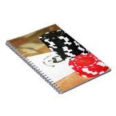 Poker Cards Aces Chips Gambling Casino Win Game Notizblock (Rechte Seite)