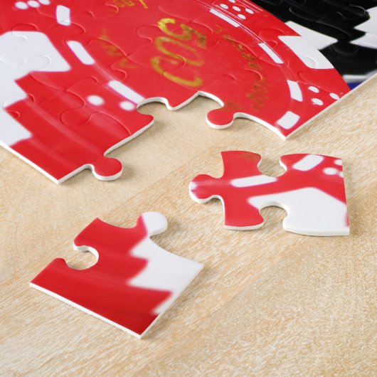 Poker Cards Aces Chips Gambling Casino Win Game Puzzle (Seite)