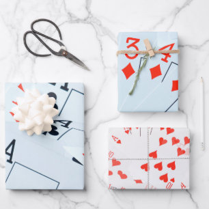 Poker Cards, Geschenkpapier-Set Geschenkpapier Set
