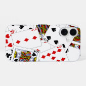Poker Cards iPhon 16 Fall iPhone 16 Hülle (Rückseite (Horizontal))