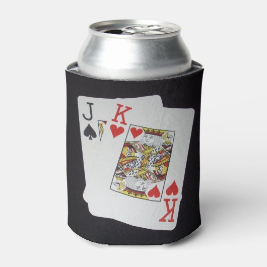 Poker Cards Jack King, Dosenkühler (Kanne Vorderseite)