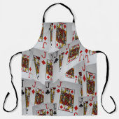Poker Cards Jacke, Volldrucke Schürze (Vorderseite)