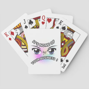 Poker Cards : Keine von Ihnen (weiß) Spielkarten