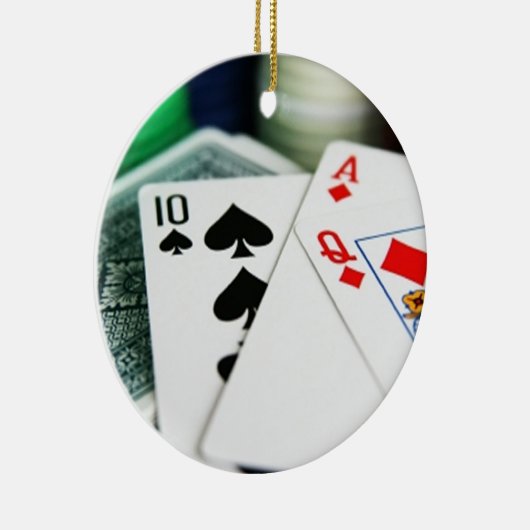 Poker Cards Keramikornament (Rechts)